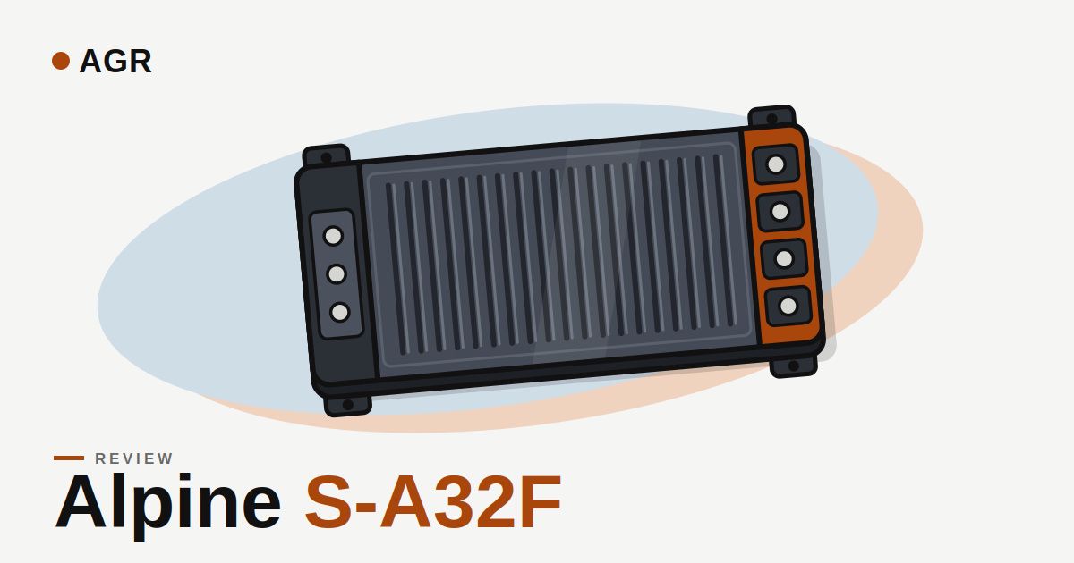 Alpine S-A32F Review: Compact Class D Amp, Now Discontinued